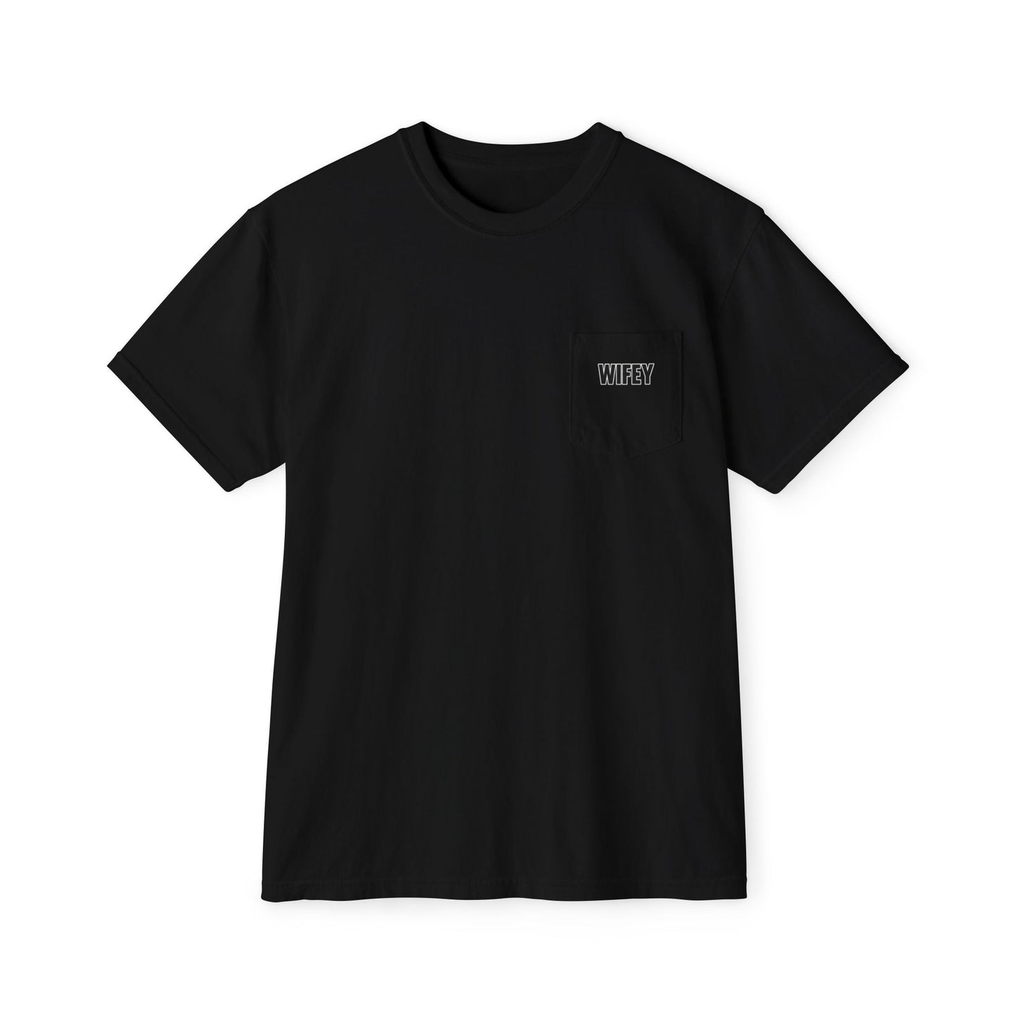 "DOWNED HIM... ALMOST" - POCKET T (FRONT/BACK)