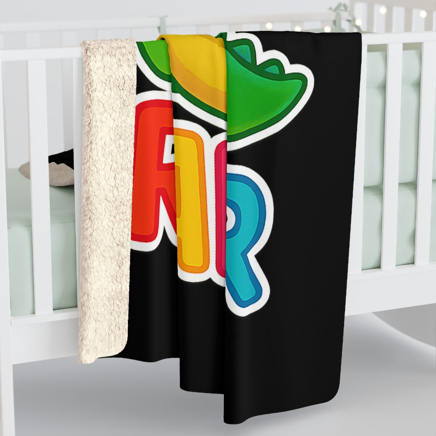 TINY DINY RAWR - BLANKET BLACK