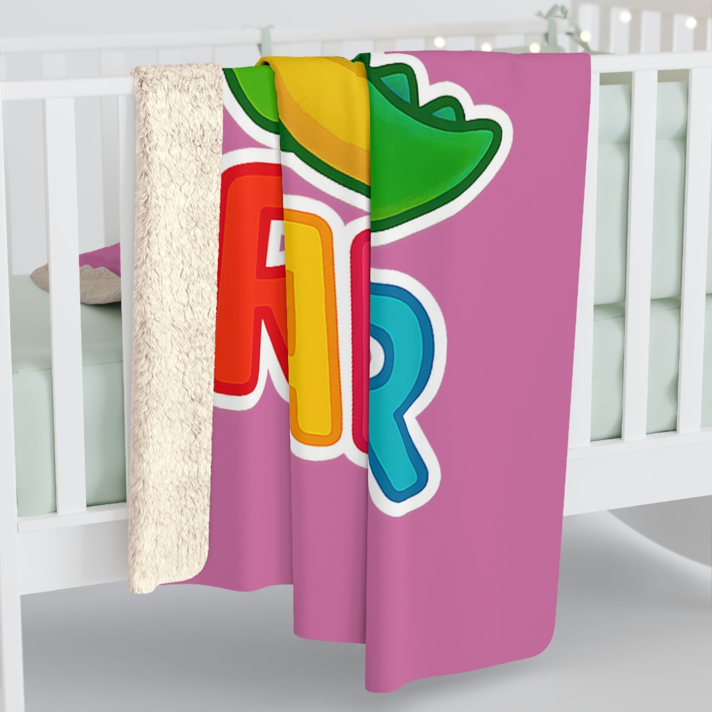 TINY DINY RAWR - BLANKET PINK