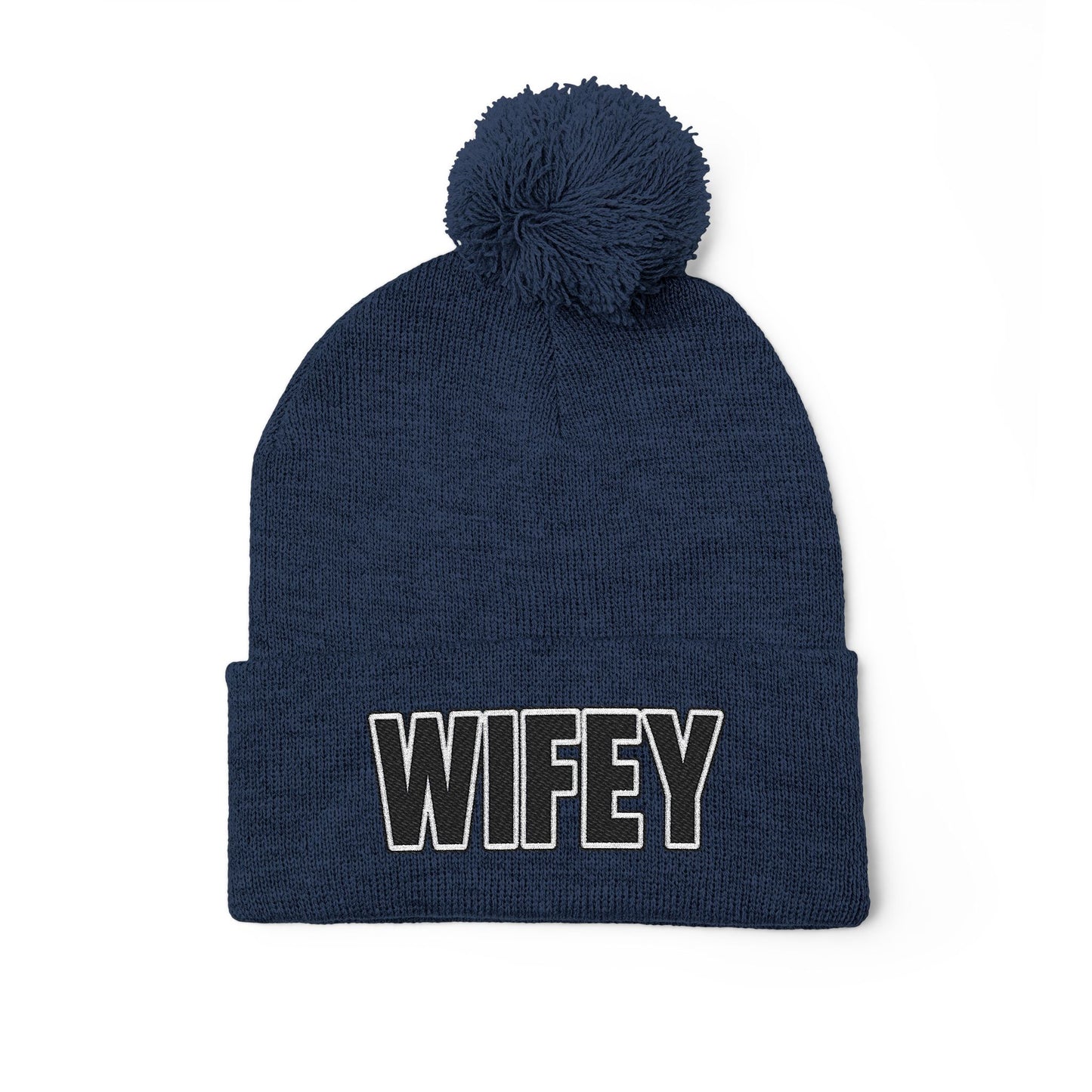 "WIFEY" POM POM BEANIE