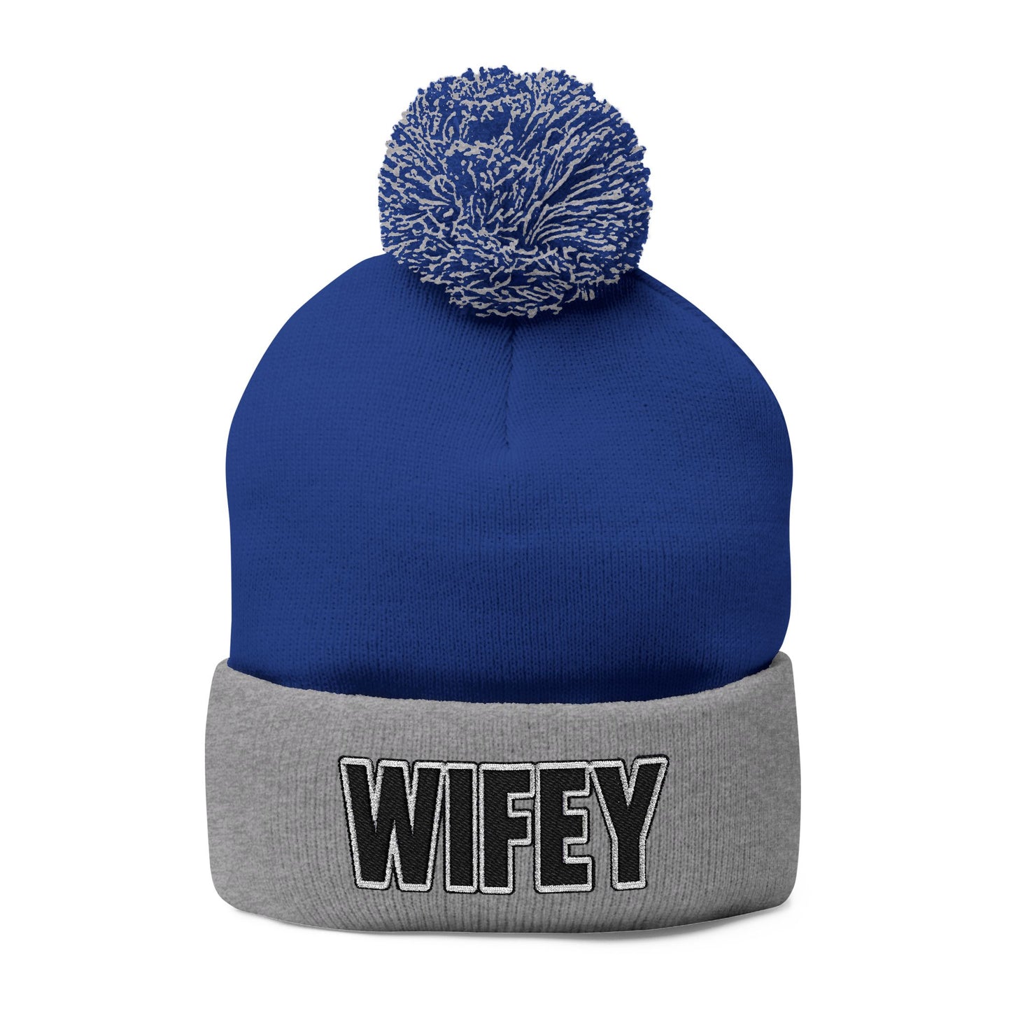 "WIFEY" POM POM BEANIE