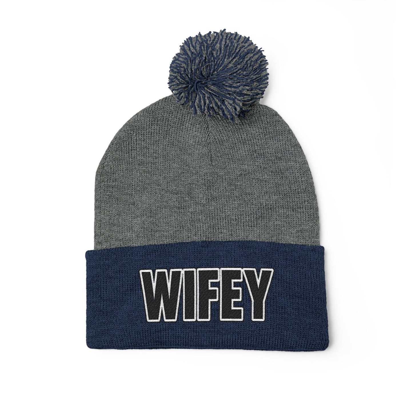 "WIFEY" POM POM BEANIE