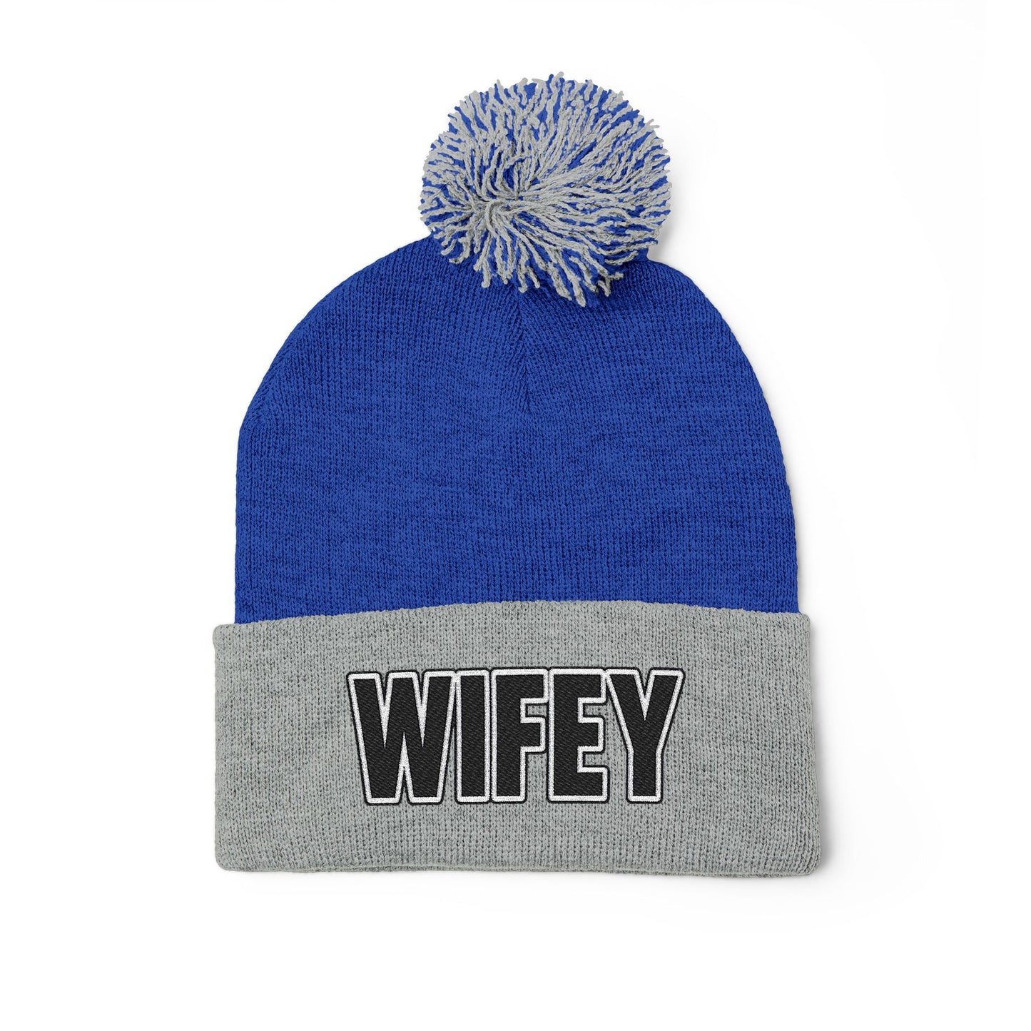 "WIFEY" POM POM BEANIE