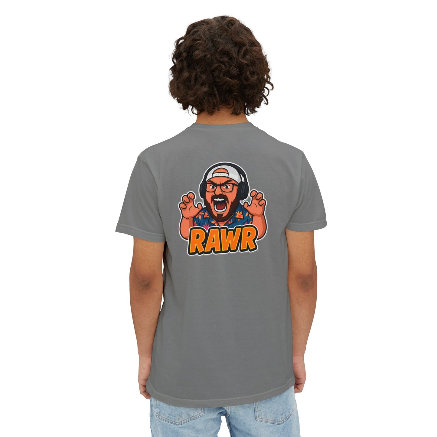 "RAWR" - POCKET T (FRONT/BACK)