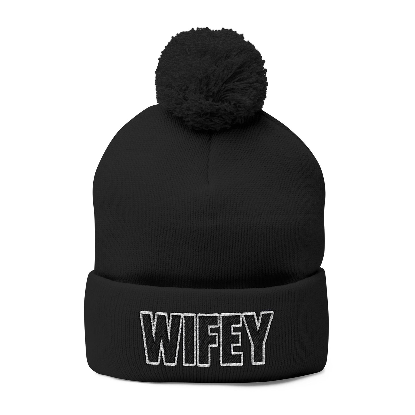 "WIFEY" POM POM BEANIE