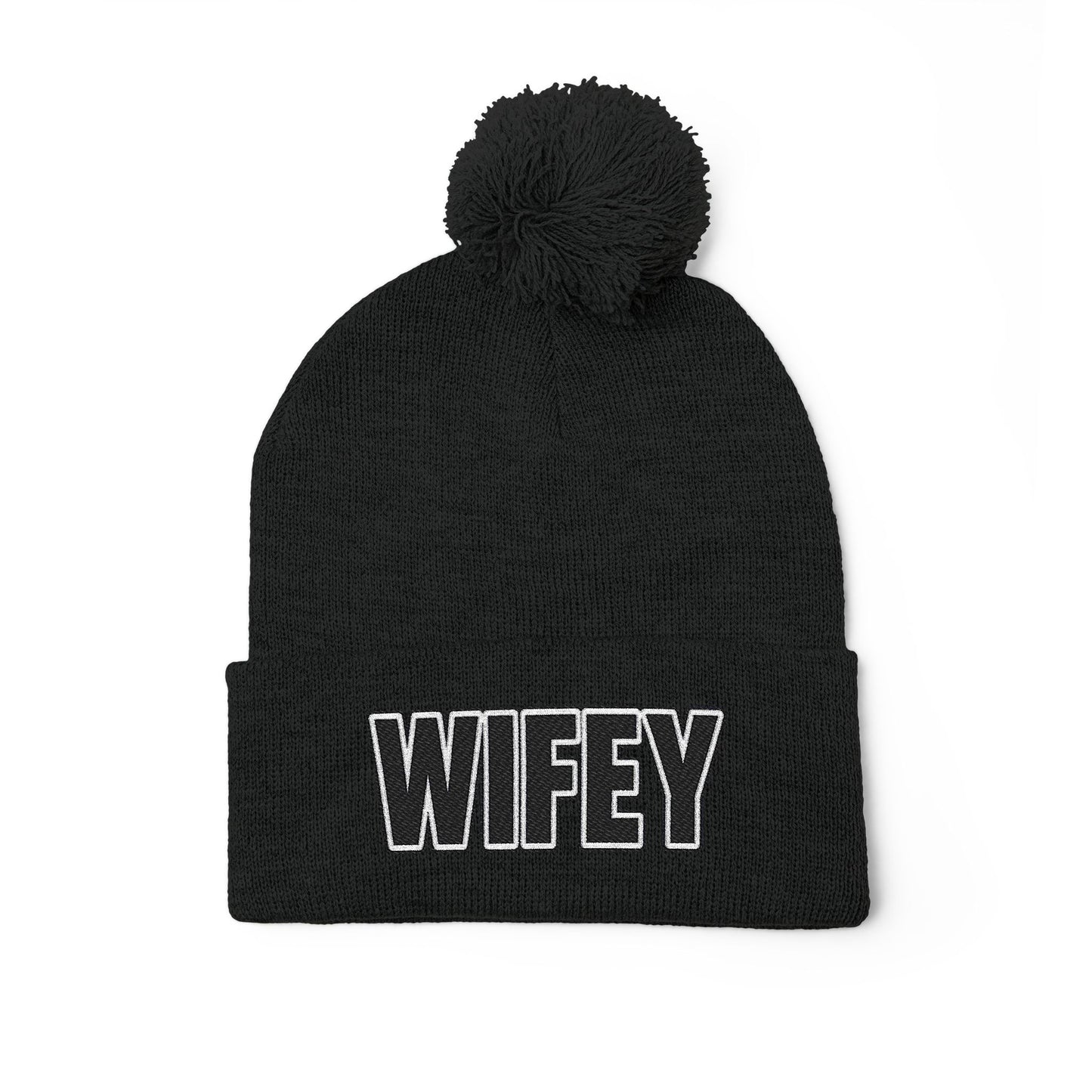 "WIFEY" POM POM BEANIE